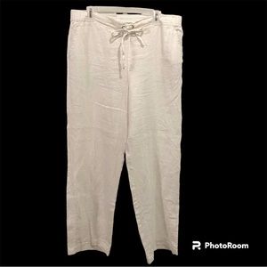 Vince Camuto pants, 100% linen, size Large, relaxed fit